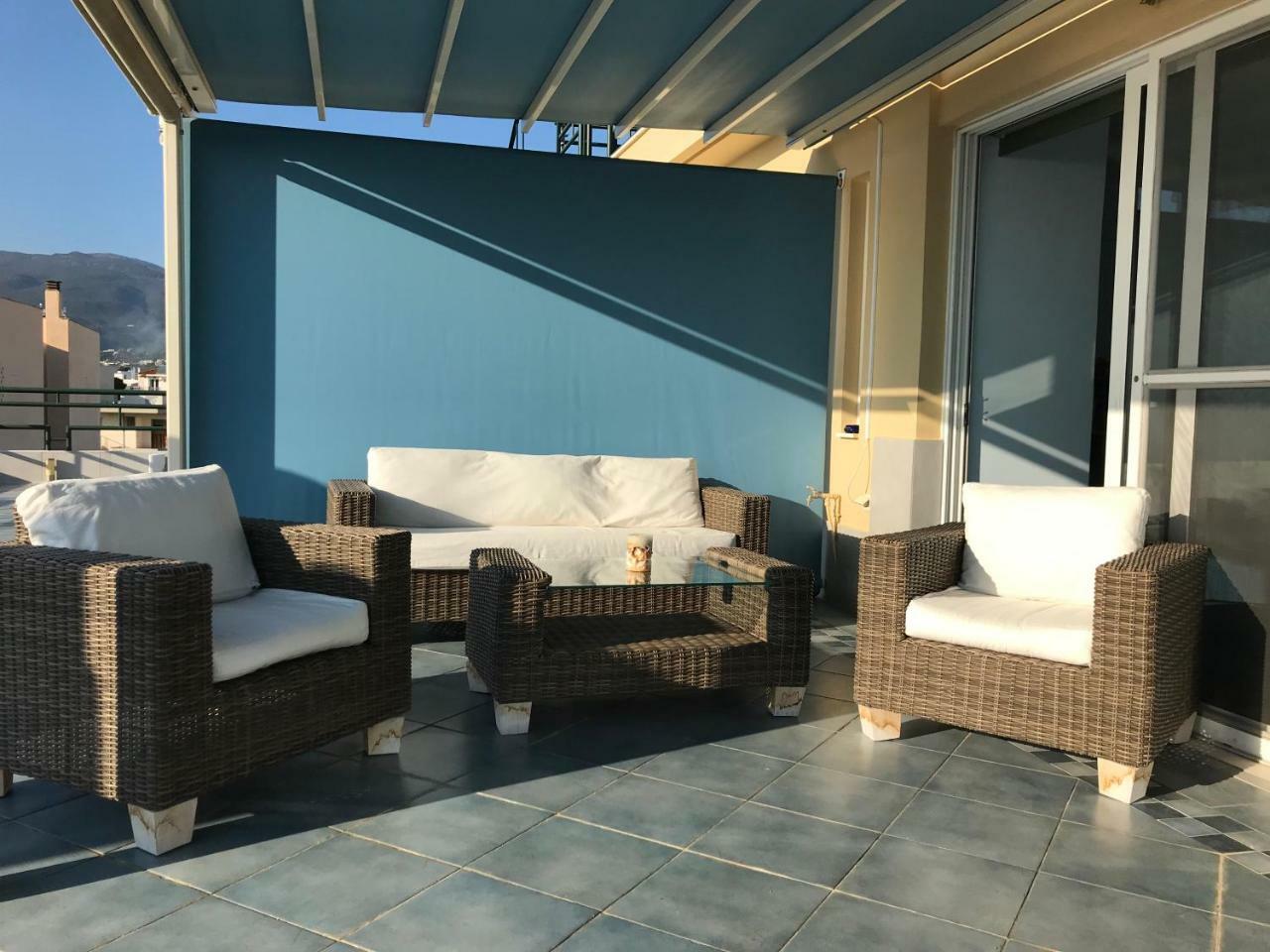Tg Kalamata Beach Studio With Sea View Terrace Lejlighed Eksteriør billede