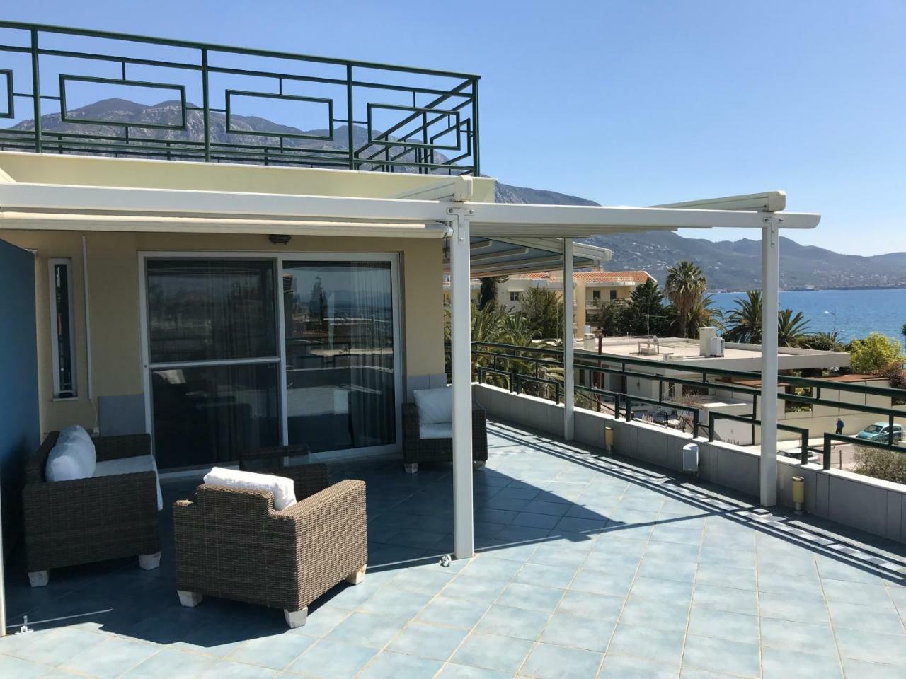 Tg Kalamata Beach Studio With Sea View Terrace Lejlighed Eksteriør billede